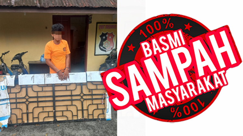 Polsek Binjai Kota Tangkap Maling Pagar