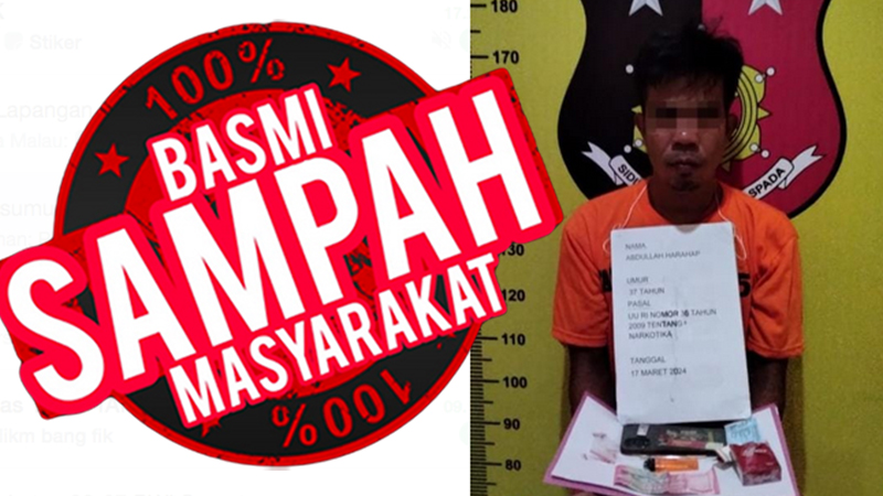 Unit Reskrim Polsek Padang Bolak Ringkus Pemilik Sabu dari Warung