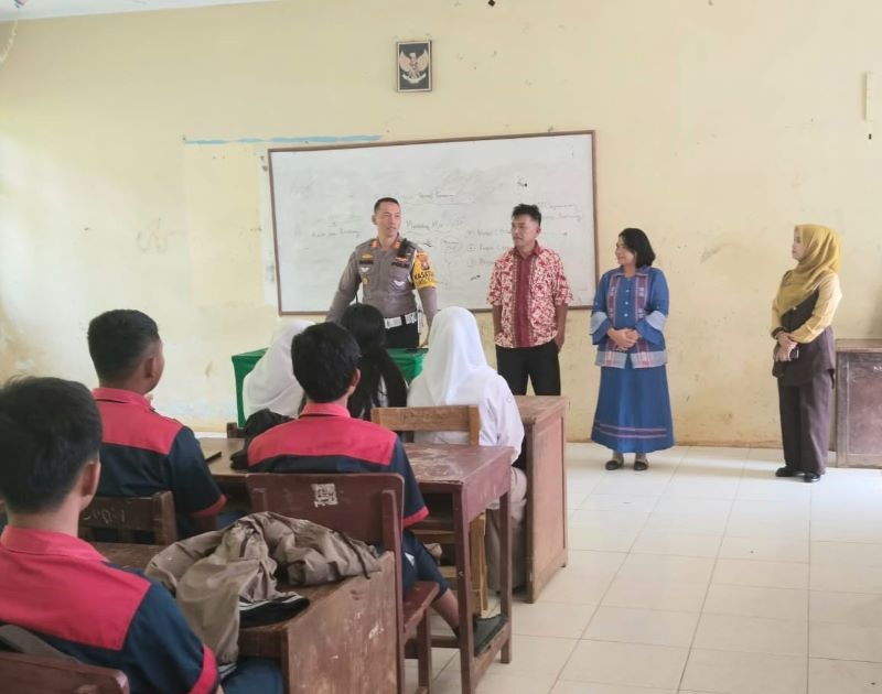 Kasat Lantas Tapsel Tekankan Pelajar Wajib Taat Aturan Lalulintas