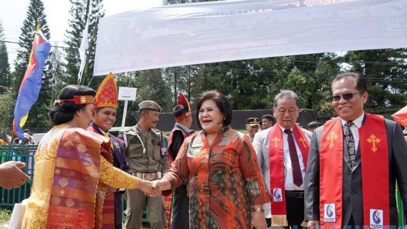 Cory Sebayang Hadiri Paskah GPDI Se-Tanah Karo.