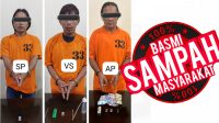 Polres Karo Ringkus Tiga Tersangka Kasus Sabu