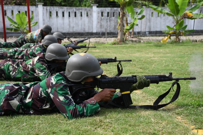 Prajurit Lanal Tanjung Balai Asahan Laksanakan Glagaspur Pangkalan Tingkat I - P1