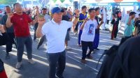 Ratusan Warga Meriahkan Senam Pagi Bersama BI dan Pemko Tanjungbalai
