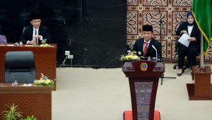 Sampaikan LKPJ TA 2023, Pj Gubernur Sampaikan Realisasi Pendapatan Daerah Sumut Capai Rp12,7 Triliun
