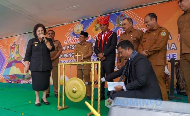 Bupati Karo Hadiri Acara Panen Hasil Belajar SMA Santa Maria Kabanjahe