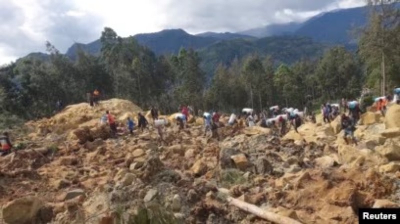 Tanah Longsor di Papua Nugini, Lebih dari 100 Orang Dikhawatirkan Tewas