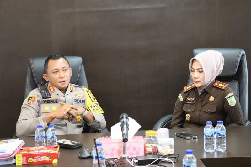 Jalin Silaturahmi, Polres Tanjung Balai Sambut Kunjungan Kepala Kejari Tanjung Balai dan Rombongan