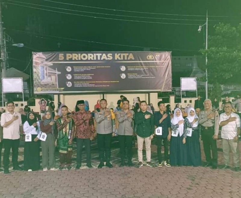 Sambut HUT Bhayangkari Ke-78, Polres Tanjung Balai Gelar Lomba Puisi