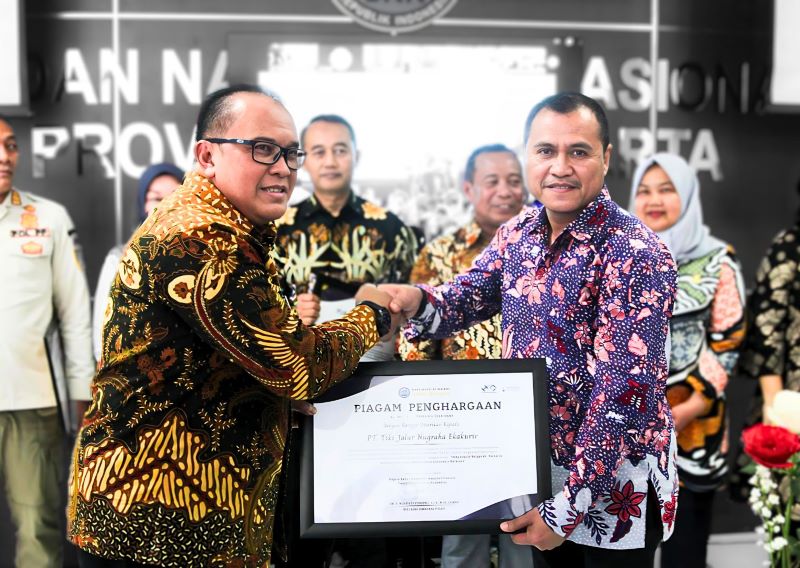 JNE Terima Penghargaan dari BNN Provinsi DKI Jakarta