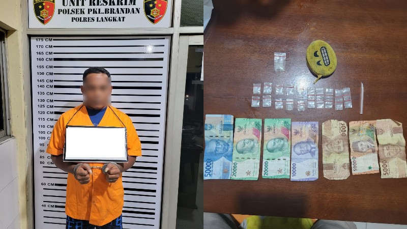 Kolaborasi Tim Opsnal dan Satres Narkoba Polres Langkat Berhasil Memberantas Peredaran Narkotika di Kabupaten Langkat