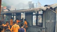 Lima Unit Rumah dan Barang Berharga Ludes Terbakar di Tapteng