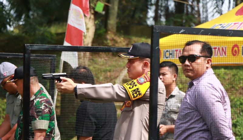 Kapolres Dukung Kegiatan Menembak Perbakin Binjai