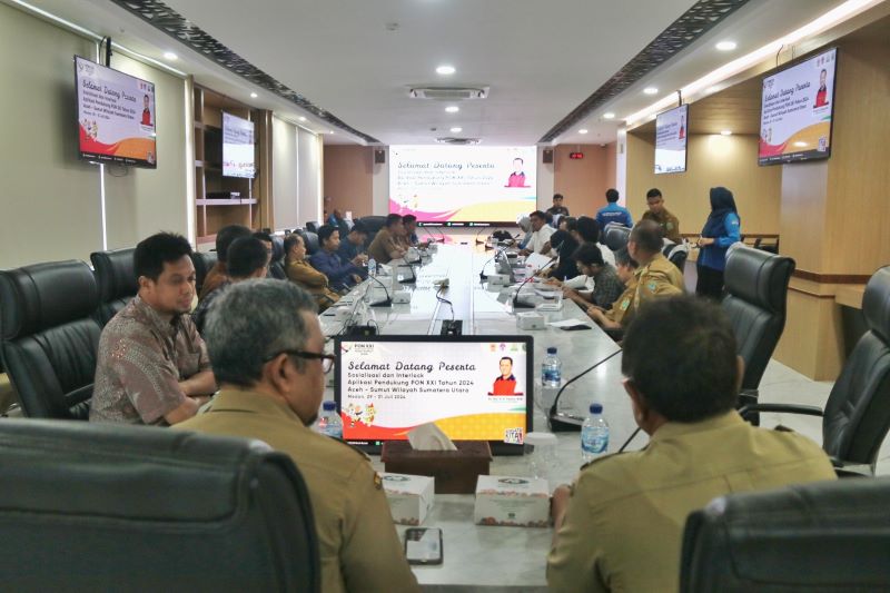 PB PON Wilayah Sumut Sosialisasi dan Interlock Aplikasi Pendukung PON XXI