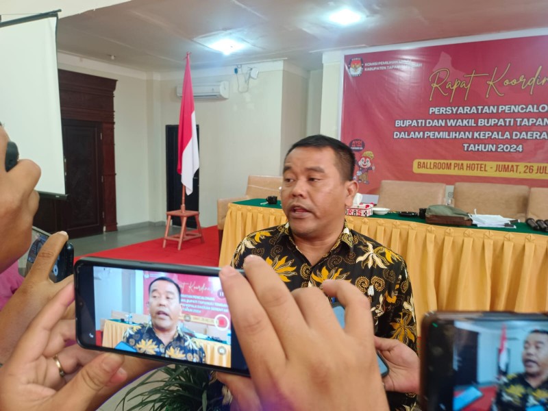 Persyaratan Pencalonan Bupati dan Wakil Bupati, KPU Tapteng Harapkan Berkas Terpenuhi