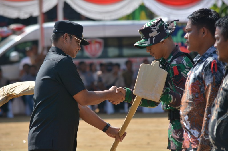 TMMD ke-121 Kodim 0204/DS Resmi Dibuka Pj Bupati Deli Serdang