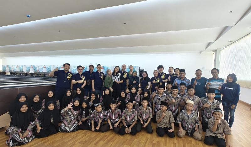 Atlet Boling PON Sumut Gelar Syukuran dan Doa Bersama Anak Yatim
