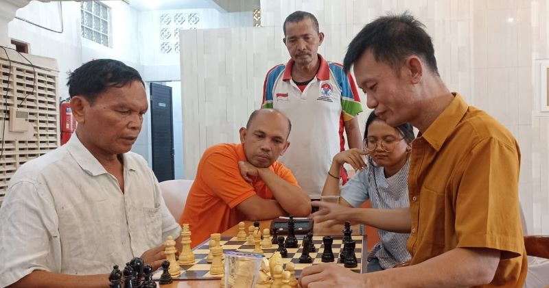 Atlet Catur PON Sumut Fokus Latihan