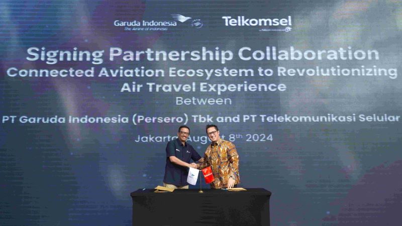 Garuda Indonesia Hadirkan Paket Roaming Telkomsel di FlyGaruda dengan Miles dan Poin Ekstra, Dorong Penguatan Ekosistem Aviasi Terhubung