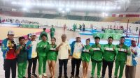 KONI Senam Ketua KONI Medan Semangati Atlet Senam Sumut