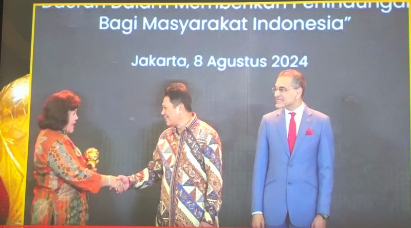 BPJS Cabang Kabanjahe Ikuti Acara Pemberian Penghargaan UHC Awards