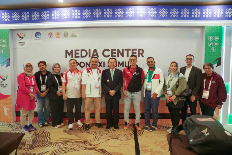 Media Center PON XXI di Sumut Lengkap, Modern Tidak Kalah Dengan Asian Games