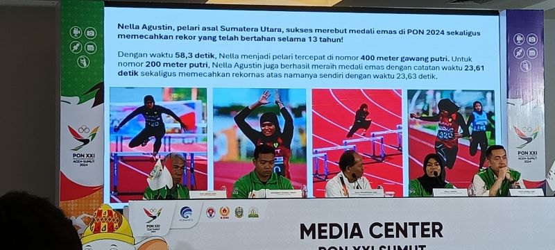Nella Agustin: Bintang Baru Atletik Indonesia di PON XXI, Raih Tiga Emas dan Pecahkan Dua Rekor Nasional