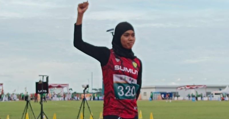 Nella Agustin Raih Emas untuk Sumut dan Pecahkan Rekor