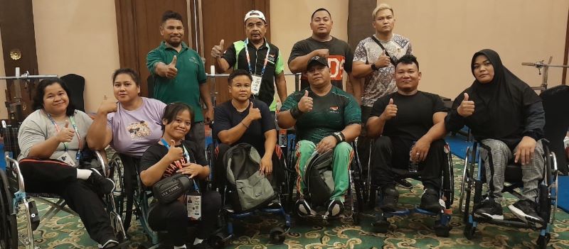 Angkat Berat Sumut Turunkan Lifter Debutan di Peparnas XVII/2024