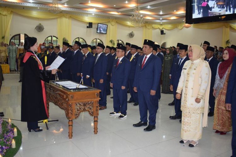 Pelantikan 50 Anggota DPRD Langkat Resmi Dilantik, 27 Wajah Baru Siap Beraksi