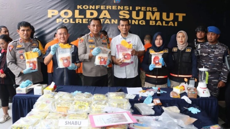 Berhasil Ungkap 30 Bungkus Sabu, Anggota DPRD Rawati M. Siagian Apresiasi Polres Tanjungbai