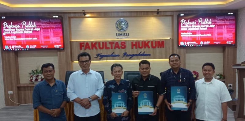 FH Hukum UMSU Gelar Diskusi Publik Pemilihan Kepala Daerah Jujur untuk Legitimasi Rakyat