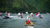 Hari Pertama Aquabike Jetski World Championship 2024 di Danau Toba Berjalan Sukses, Pembalap Portugal Raih Juara Pertama