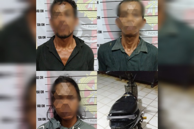 Nekat Curi Sepmor, Tiga Pelaku Diamankan Polres Aceh Selatan