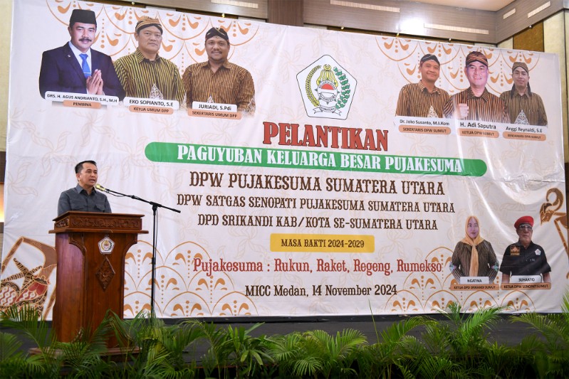 Pj Gubernur Sumut Agus Fatoni Apresiasi Pujakesuma dalam Deklarasi Pilkada Damai 2024: Komitmen Jaga Netralitas ASN