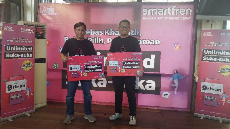 Smartfren Luncurkan Unlimited Suka-Suka: Internetan Bebas Khawatir, Bebas Pilih, Pasti Nyaman