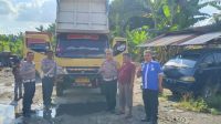 Unit Gakkum Sat Lantas Polres Binjai Amankan Truk Tewaskan Pasutri dalam Kasus Tabrak Lari