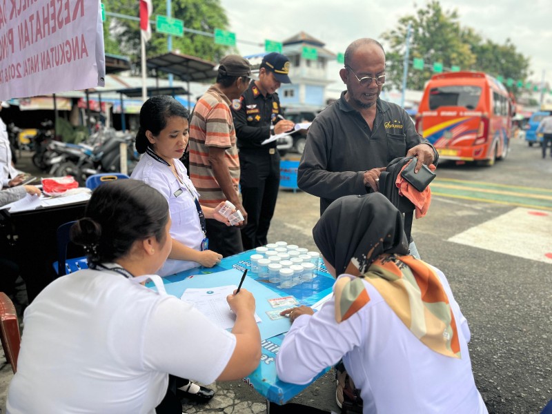 Dishub dan BNN Kota Binjai Temukan Dua Pengemudi Positif Narkoba