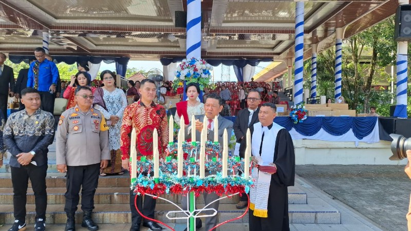 Gelaran Perayaan Natal Oikumene Tahun 2024 Pemkot Sibolga