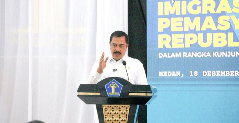 Menimipas, Agus Andrianto Berikan Penguatan bagi Jajaran Pemasyarakatan dan Imigrasi di Wilayah Sumatera Utara