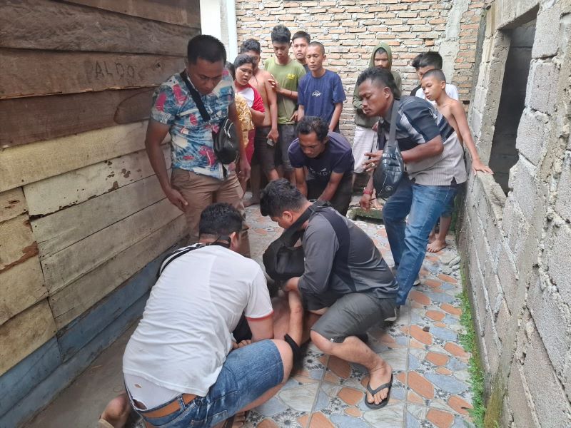 Polres Tapteng Grebek Sarang Narkoba di Rawang Kota Sibolga, Satu Pengedar Ditangkap
