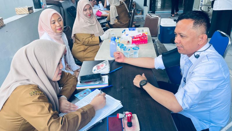 Rutin Donor Darah, BNN Kota Binjai: Wujud Nyata Giat Sosial dan Tolong-Menolong