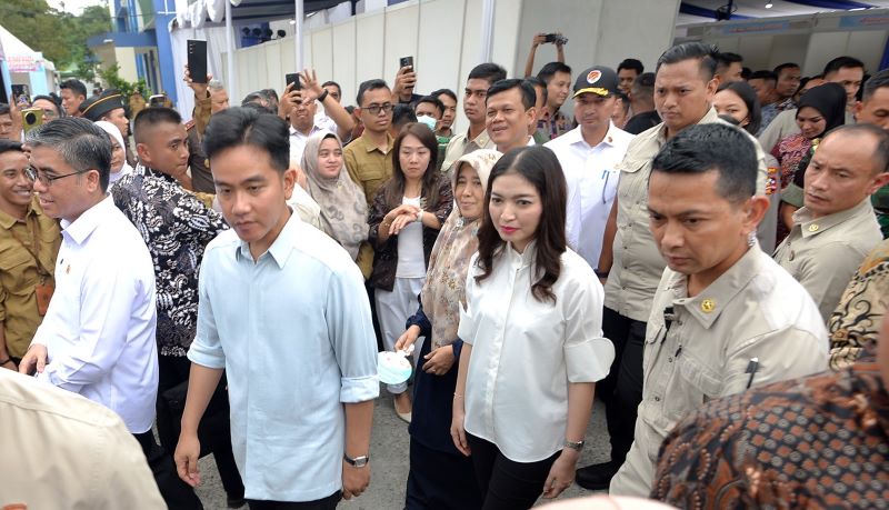 Wapres Gibran Rakabuming Tinjau Job Fair dan Festival Vokasi BBPVP 2024 di Medan