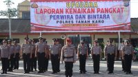Kapolres Karo Kedepankan Profesionalisme, 19 Personel Naik Pangkat dari Briptu ke Brigpol