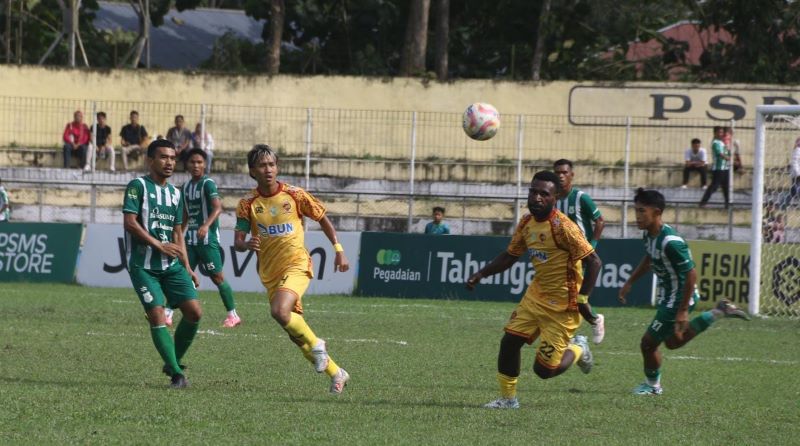 PSMS Medan Tekuk Sriwijaya FC 2-0 Diawal Babak Playoff Degradasi