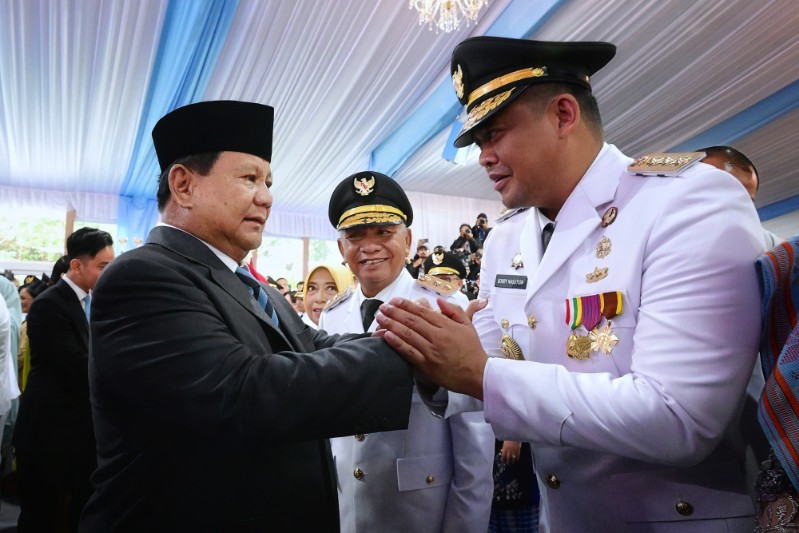 Bobby Nasution Dilantik Prabowo Subianto, Siap Selaraskan Program Sumut dengan Pemerintah Pusat