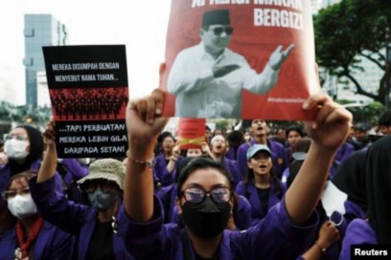 Mahasiswa Pimpin Protes 'Indonesia Gelap', Menentang Pemangkasan Anggaran