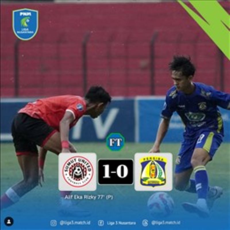 PNM Liga Nusantara: Sumut United Menang Tipis atas Persiba Balikpapan