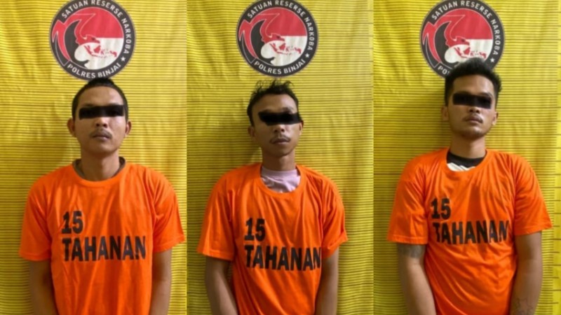 Tim Satres Narkoba Polres Binjai, Ringkus dan Hentikan Mobil Dikendarai Tiga Sejoli Asal Langkat