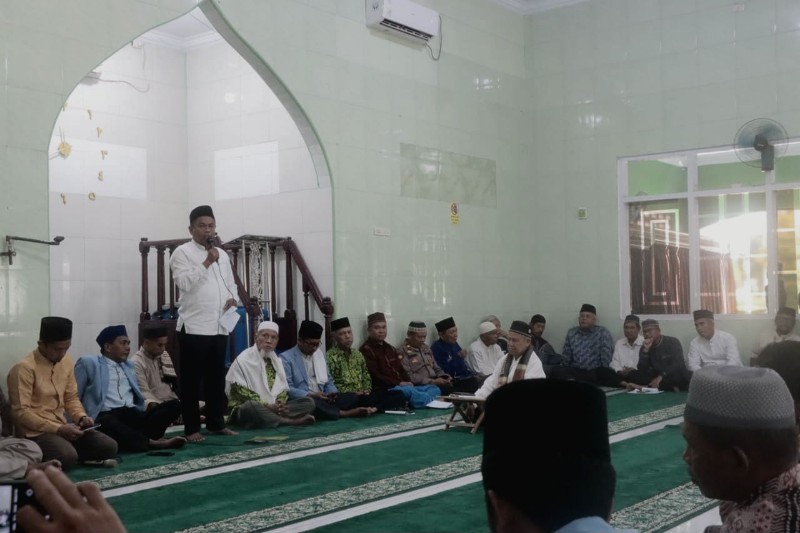 Bupati Sergai Hadiri Zikir Akbar dan Salat Tasbih Bersama BKPRMI di Dolok Masihul