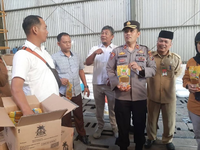Cek Harga Kebutuhan Pokok Jelang Lebaran, Polres Tanjung Balai Lakukan Sidak
